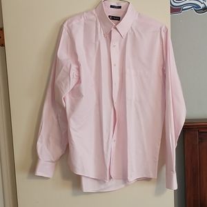 Men's chaps dress shirt pink 16-16.5 36/37